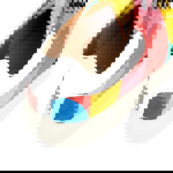 Embassy London Sun City - Groovy - Men's white sole trainer in eye catching soft leather