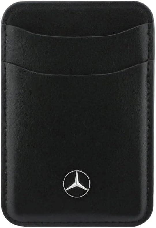Mercedes Benz Leather Magnetic Card Holder Black - MECSMPUDCSK