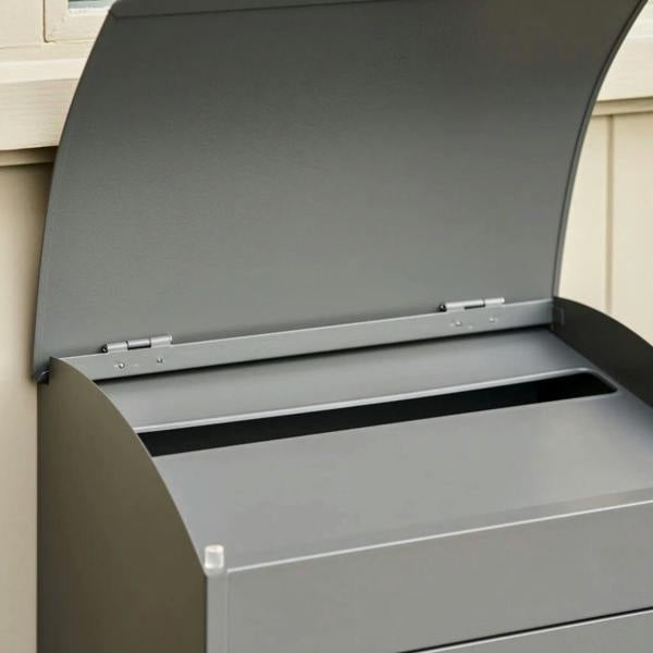 Abode Home & Gifts Hove Parcel Box | Charcoal