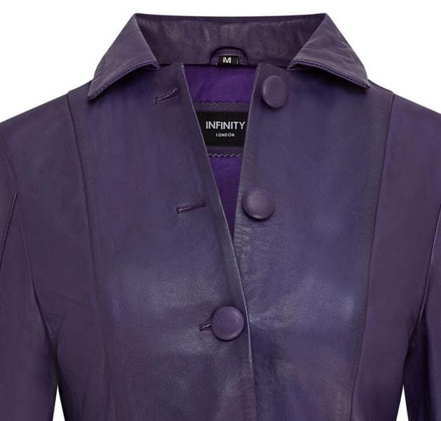Infinity Leather Womens Gothic Full Length Victorian Leather Coat - Vantaa