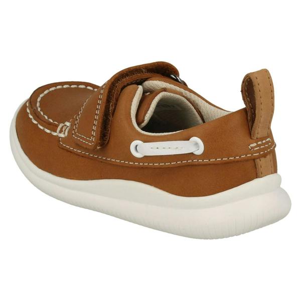 Clarks Boys Clarks Casual Boat Style Shoe Cloud Snap