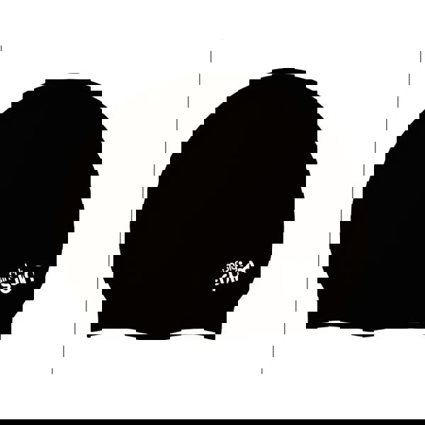 Black Simply Swim silicone swim cap in attractive solid colours