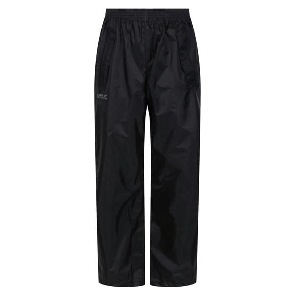 Regatta Professional Childrens/Kids Waterproof Over Trousers - Black - 