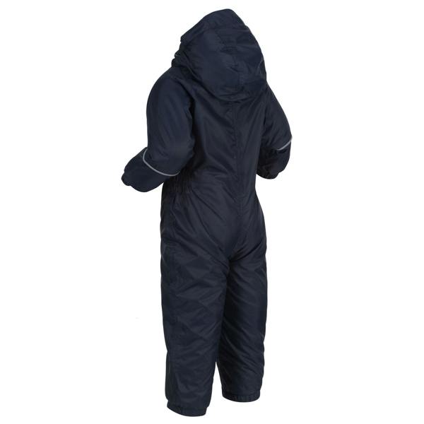 Regatta Great Outdoors Childrens Toddlers Splosh III Waterproof Rainsuit - Navy - 