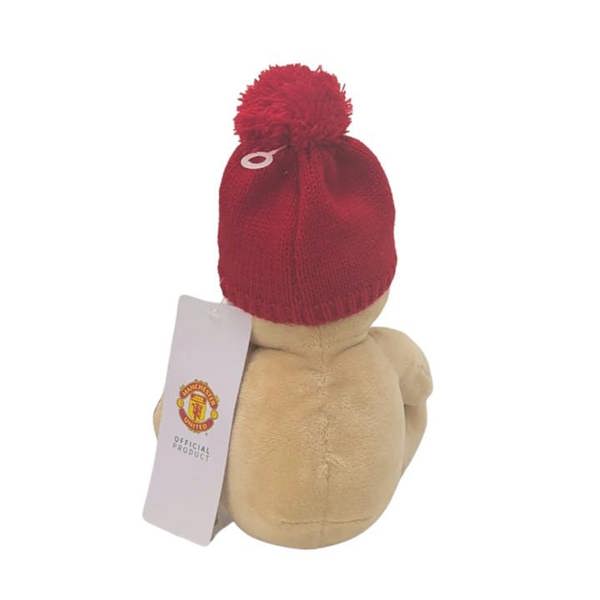 Manchester United FC Beanie Hat Bear, Plush Toys, Sports, Gift