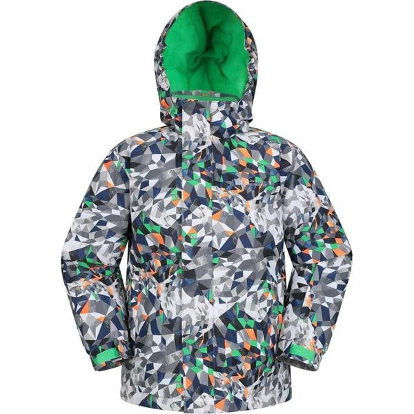 Mountain Warehouse Childrens/Kids Mogal Geometric Ski Jacket - Grey