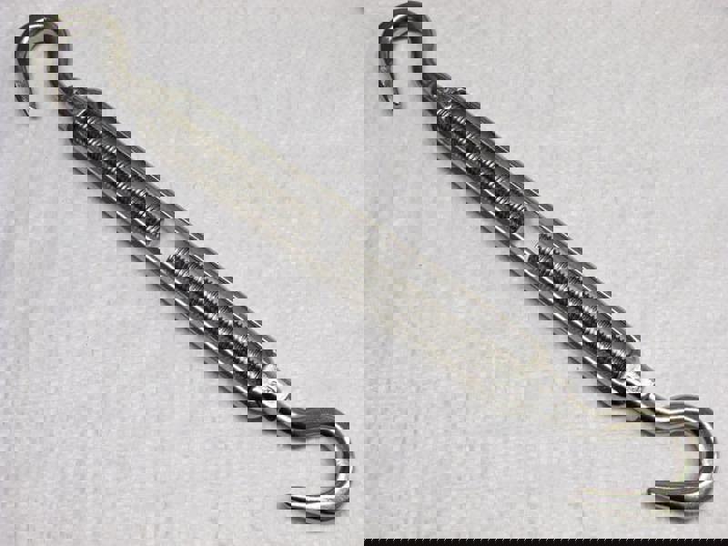 Hook Hook Turnbuckle Stainless Steel M8  (Open Body Wire Rope Rigging Screw)