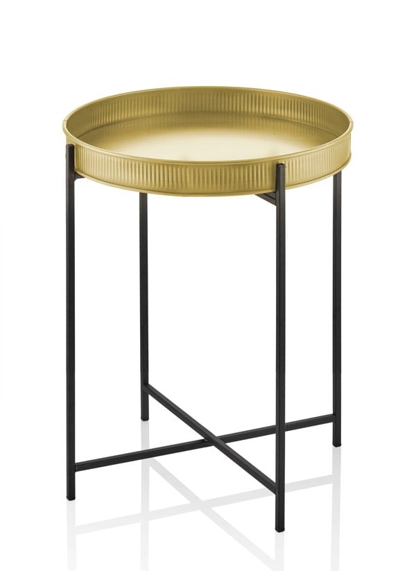 Rozi Gold Round Side Table