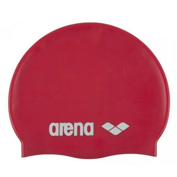 Arena Childrens/Kids Classic Silicone Swim Cap - Red