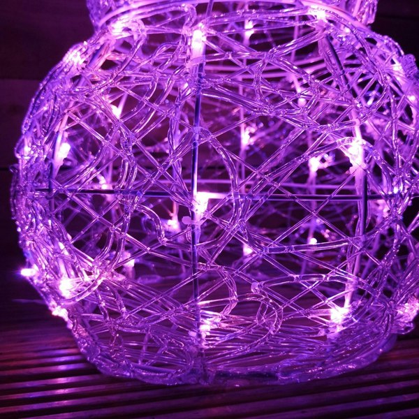 Samuel Alexander 60cm Indoor Outdoor Acrylic Snowman Christmas Decoration with Colour Changing LED