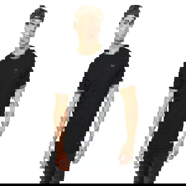 Crosshatch Mens Lamtopi T-Shirt - Black - 