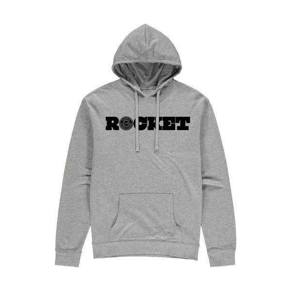 Rocket Retro Hoodie - Grey