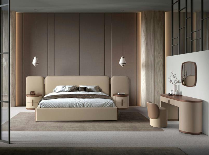 Angel Cerdá Square walnut wall mirror 3285