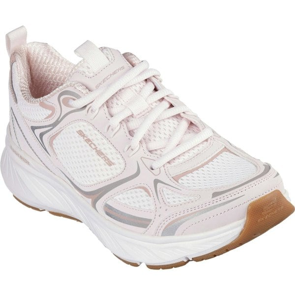 Skechers Edgeride Silver Eclipse Synthetic Women's Pink Trainers