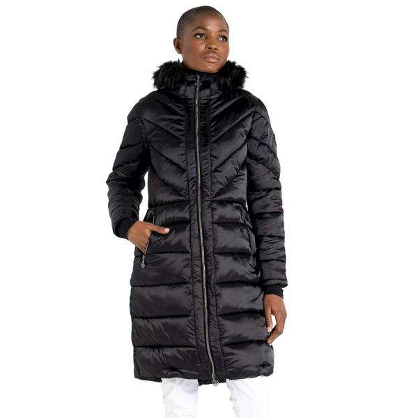 Dare 2B Womens/Ladies Julien Macdonald Suppression Longline Jacket - Black - 