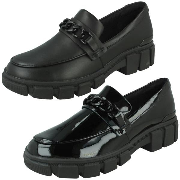 Clarks Girls Clarks Chunky Sole School Shoes Evyn Walk Y
