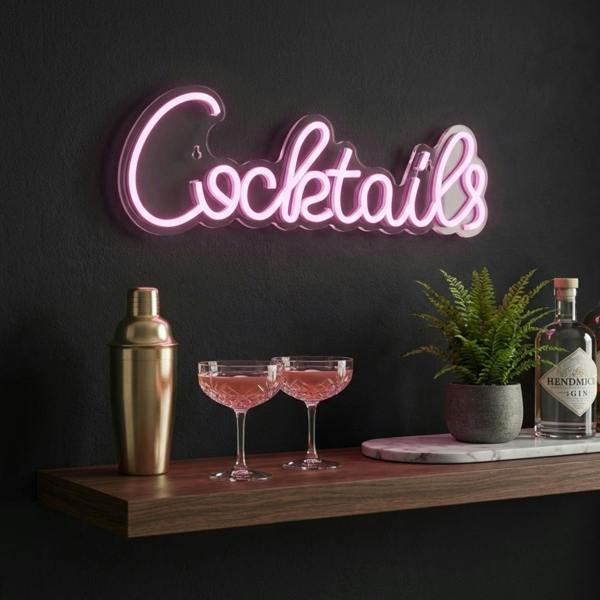 Garden Greatness Cocktails LED Neon Sign Decoration