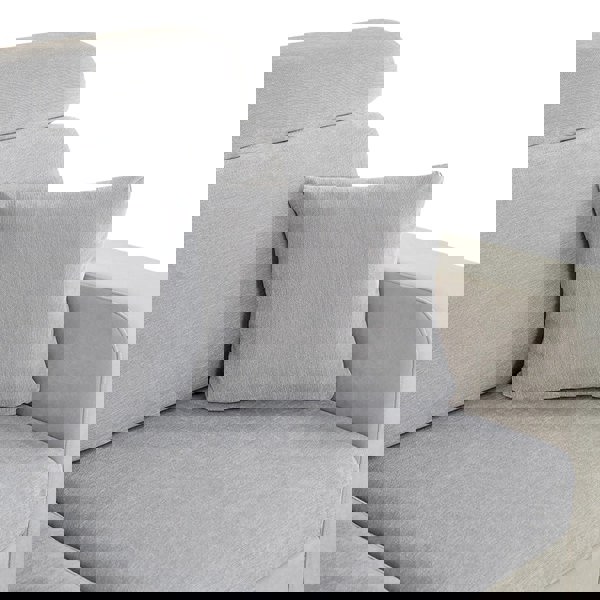 Anyhouz Anypillow Pillowcase 45X45Cm Light Gray Polyester Chenille Thick Stretchable Cushion For Living Room