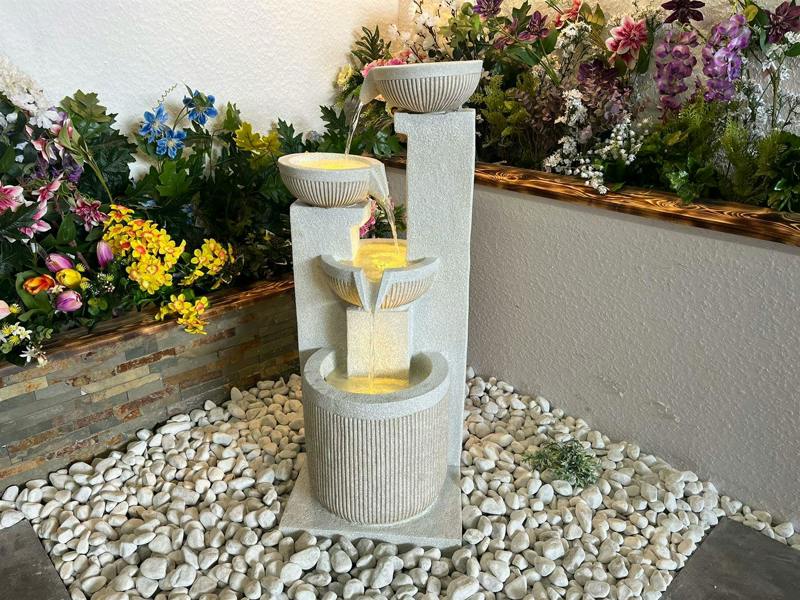 Tranquillity Water Features Diablo Pour Contemporary Water Feature