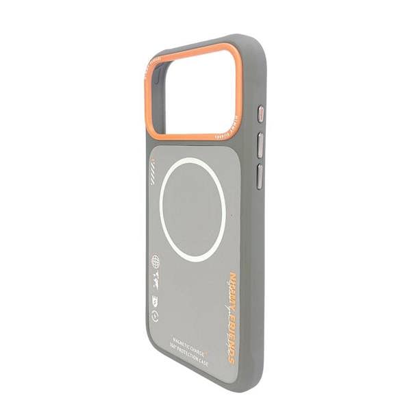 Nimmy Friends Nimmy Cool & Cute 2.0 Case with MagSafe for iPhone 17 Pro Max 6.9" Grey Orange - N-YJKM-CX2.0-IP17-PRO-MAX-05-A
