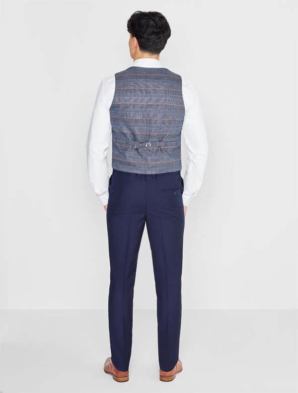 NAvy prom suit