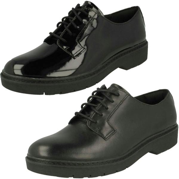Clarks Ladies Clarks Chunky Sole Lace Up Shoes Witcombe Lace