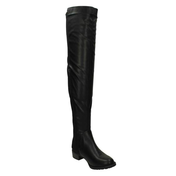 Spot On Ladies Spot On Over The Knee Boots