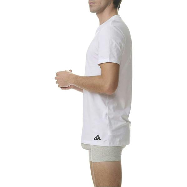 Adidas Mens T-Shirt (Pack of 3) - White - 