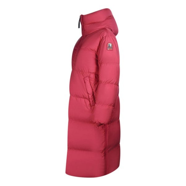 Parajumpers Sleeping Bag Reversible Red Long Hooded Down Jacket S