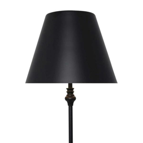 Lustre Black LED Rechargeable Table Lamp