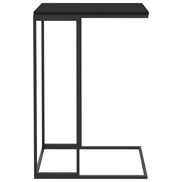 Berkfield Side Table Black 40x30x59 cm Engineered Wood