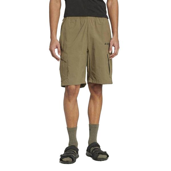 Adidas Mens Terrex Polyamide Cargo Shorts - Olive - 