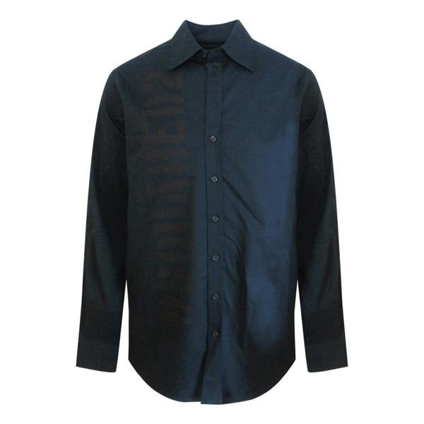 Dsquared2 Logo Dark Navy Blue Shirt