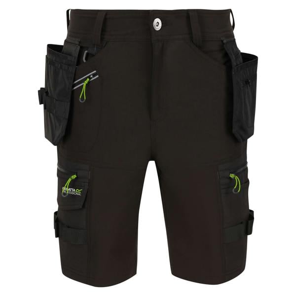 Regatta Professional Mens Detachable Holster Pocket Shorts - Black - 