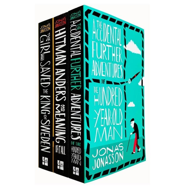 Jonas Jonasson 3 Books Accidental Further Adventures, Hitman Anders and The Girl Who Saved the King
