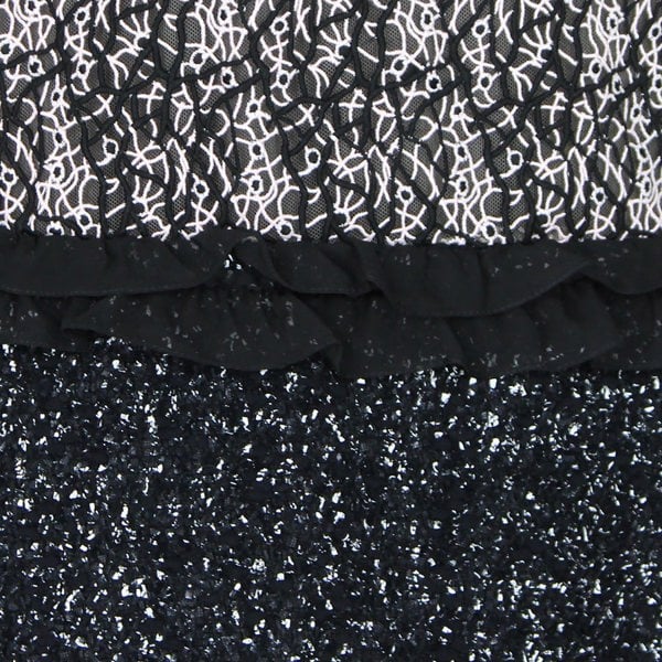 Giambattista Valli tailored-fit shift dress in a mixed fabric construction
