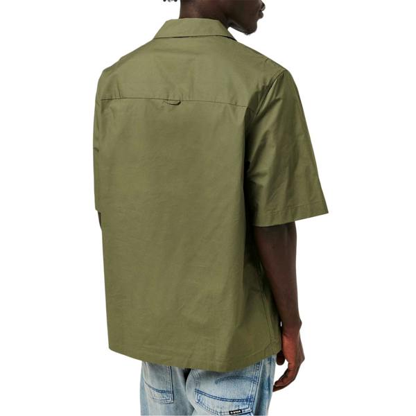 Diesel Mens Regular Short-Sleeved Shirt - Ivy Green - 