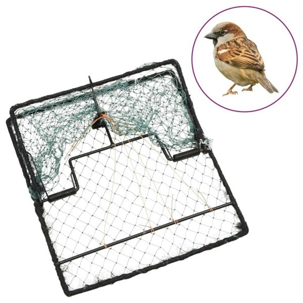 Berkfield Bird Trap Green 34x32 cm Steel