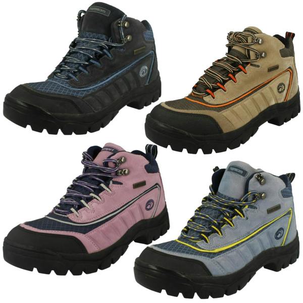 Spot On Ladies Campri Lace Up Hiking Boots - Shazney