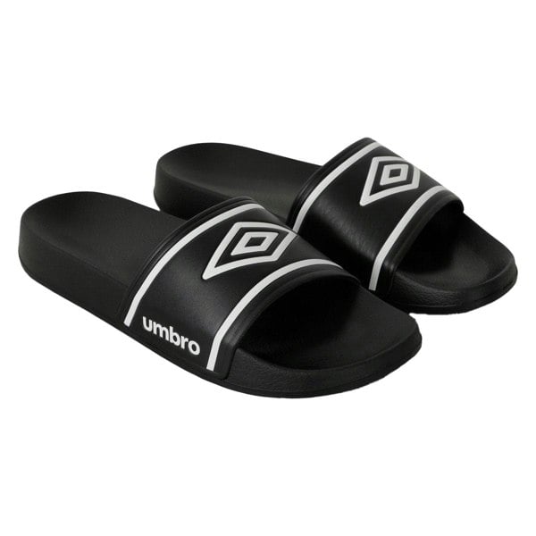 Umbro Unisex Adult Aruba Sliders - Black/White