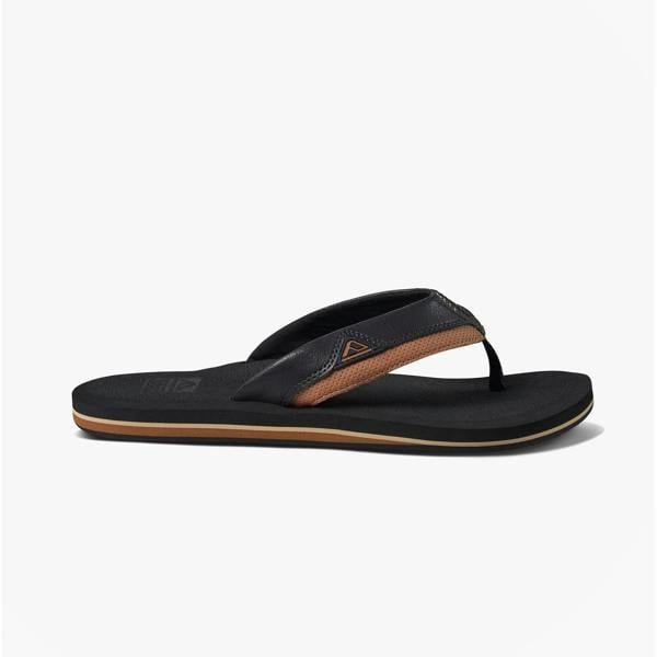 Reef CUSHION DAWN Toe-Post Sandals in Black/Multicoloured