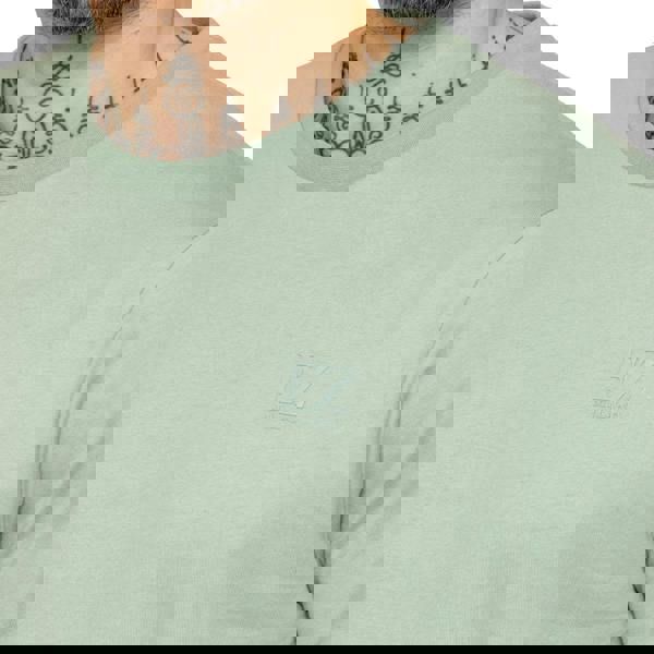 Enzo Mens Crew Neck T-Shirt - Sage