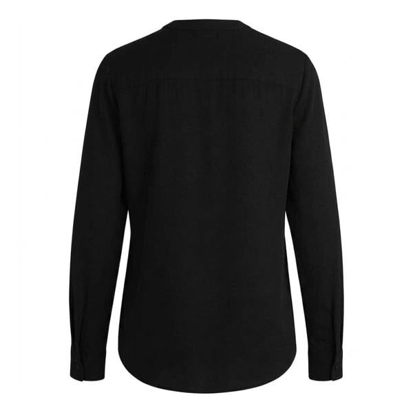 Boss Womens/Ladies Silk Regular Long-Sleeved Blouse - Black - 