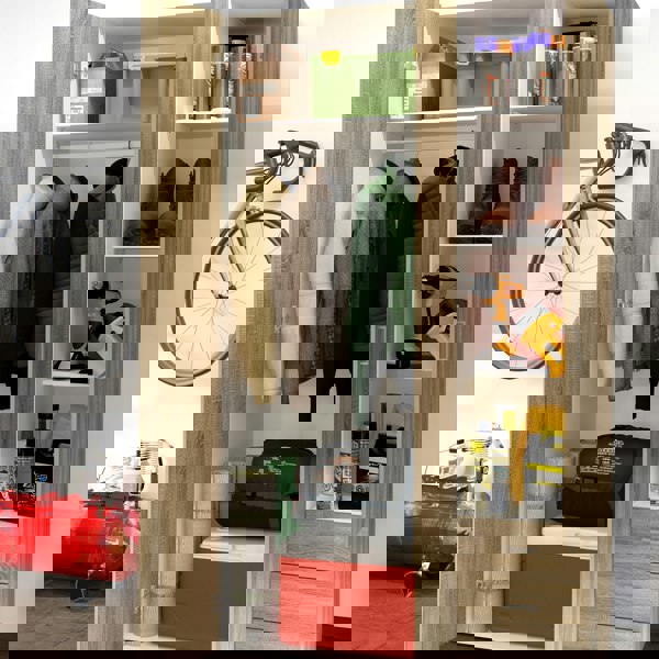 Furniture To Go Space Wardrobe - 3 Doors 3 Drawers in Oak 2000