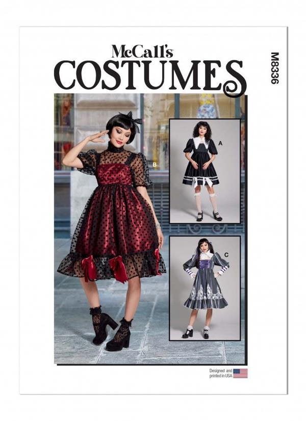 McCalls 8336 Paper Sewing Pattern – Women's Costume & Dress, Intermediate