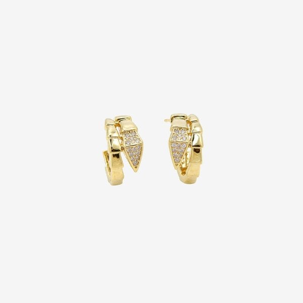 Uchi & Soto Kin Snake Stone Earrings