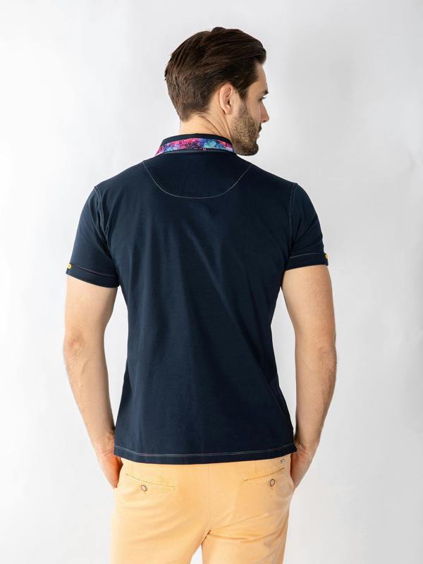 SIGNATURE POLO SHIRT WITH BUBBLE INSERT - Claudio Lugli Shirts