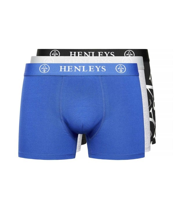 Henleys Henline Boxers 3pk Assorted