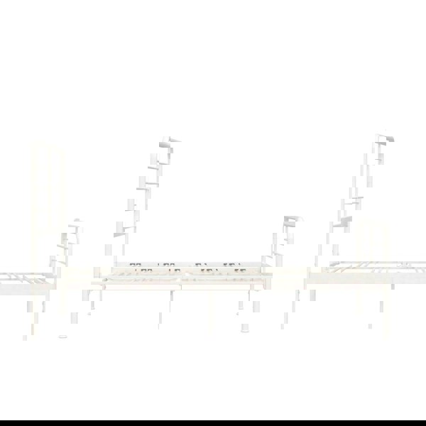 Dorel Home Millie Metal Bed White - King Size