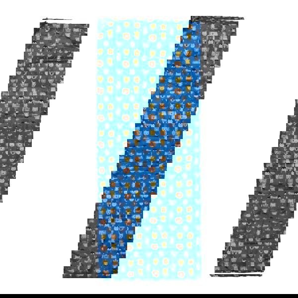 Trespass Childrens/Kids Animal Print 2 Season Sleeping Bag - Blue/Multicoloured - 